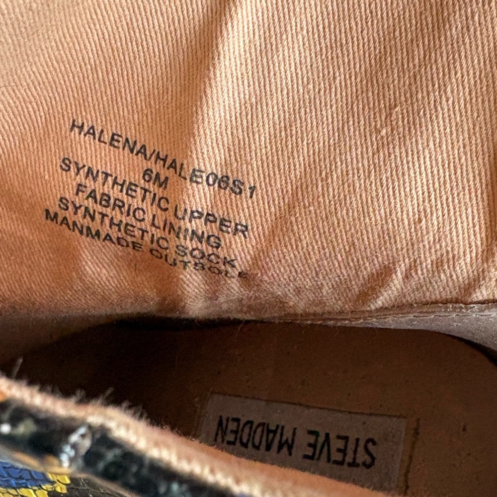 Steve Madden Multicolor Patterned Heeled Boots - image 10